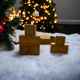 Baby Milestone Wooden Block Gift Set