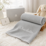 Signature Organic Cotton Baby Blanket- Personalised