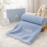 Signature Organic Cotton Baby Blanket- Personalised