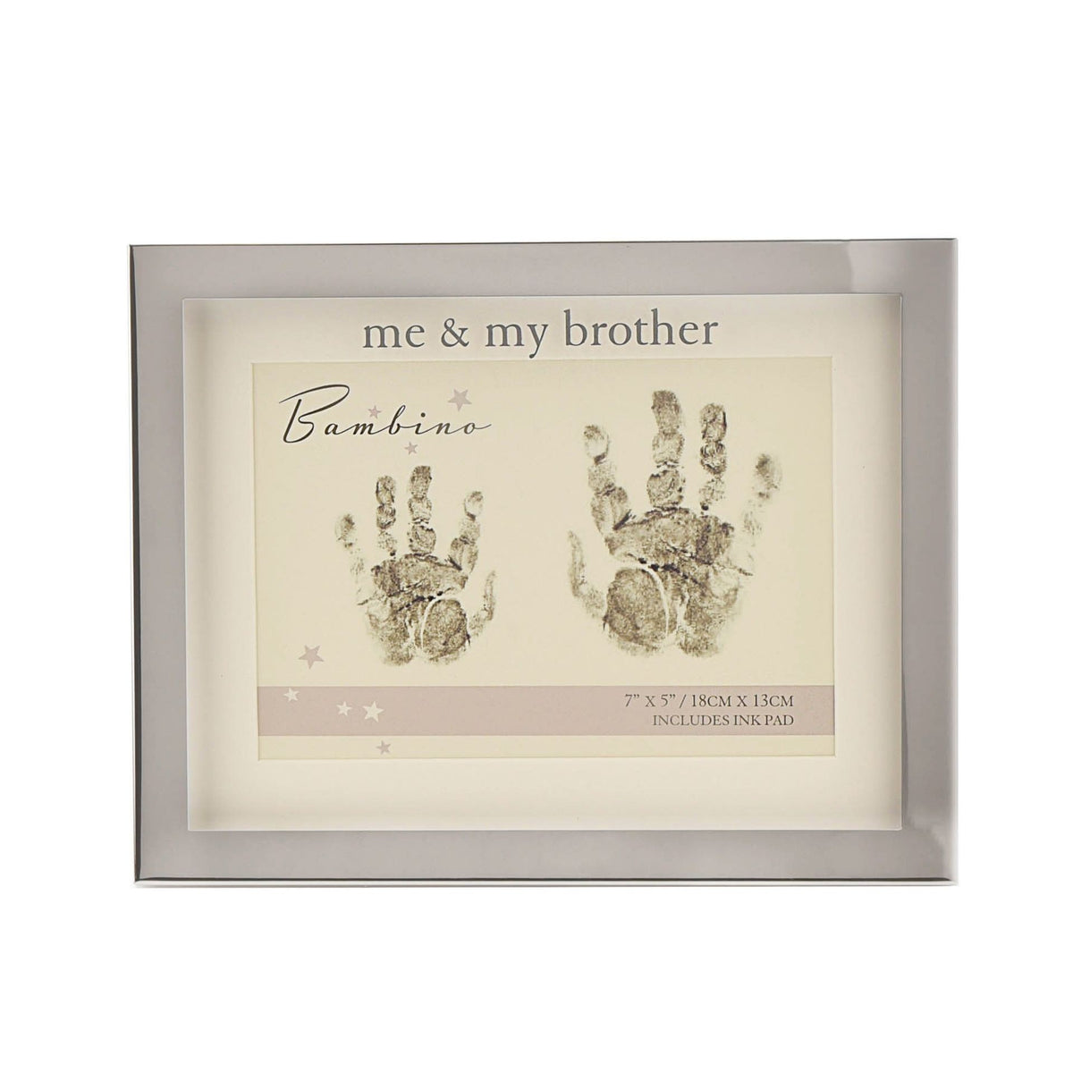 Me and My Brother Handprint Frame