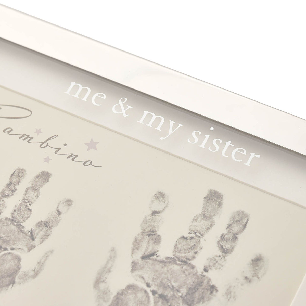Me and My Sister Handprint Frame