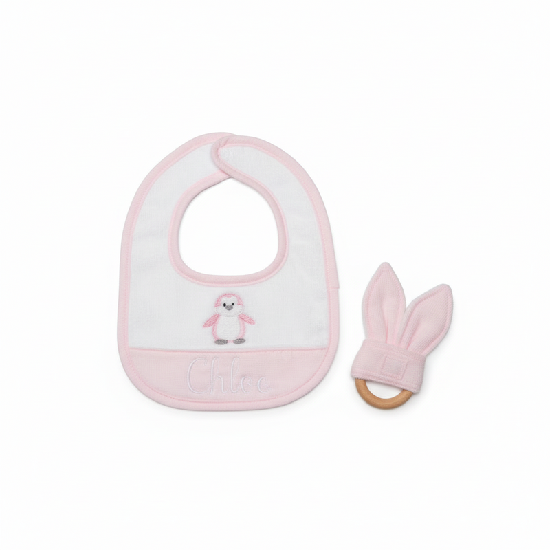 Little Penguin Cuddle Box - Pink