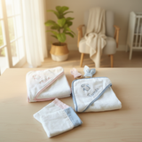 Penguin Hooded Towel and Mitt Gift Box