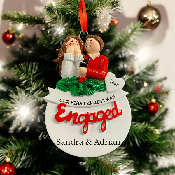 1st Christmas Engaged Ornament (1986)