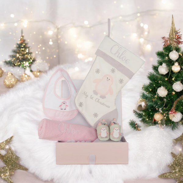 Baby's 1st Christmas Hamper - Pink