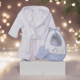 Little Penguin Cuddle Box - Blue