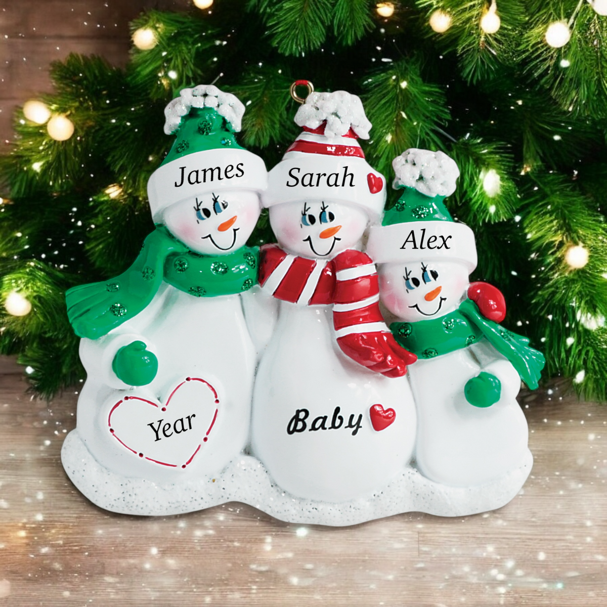 Snow couple expecting their 2nd child -(973-3)