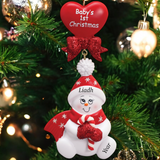 Baby's 1st Christmas Ornament-Red - HH7R