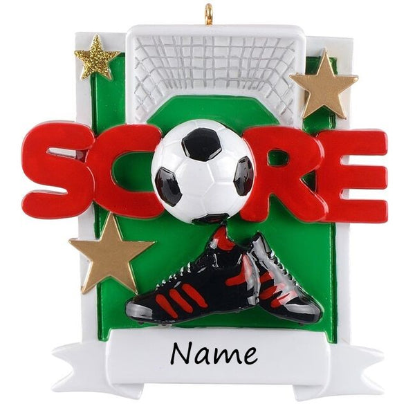 Soccer Field Personalised Christmas Ornament (1122)