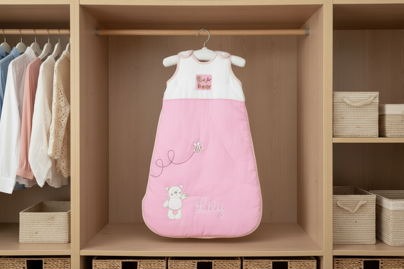 "B is for Bear" Sleeping Bag - 0-6 months