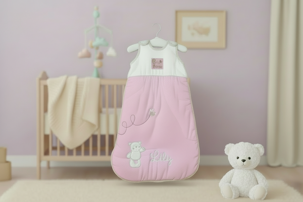 "B is for Bear" Sleeping Bag - 0-6 months