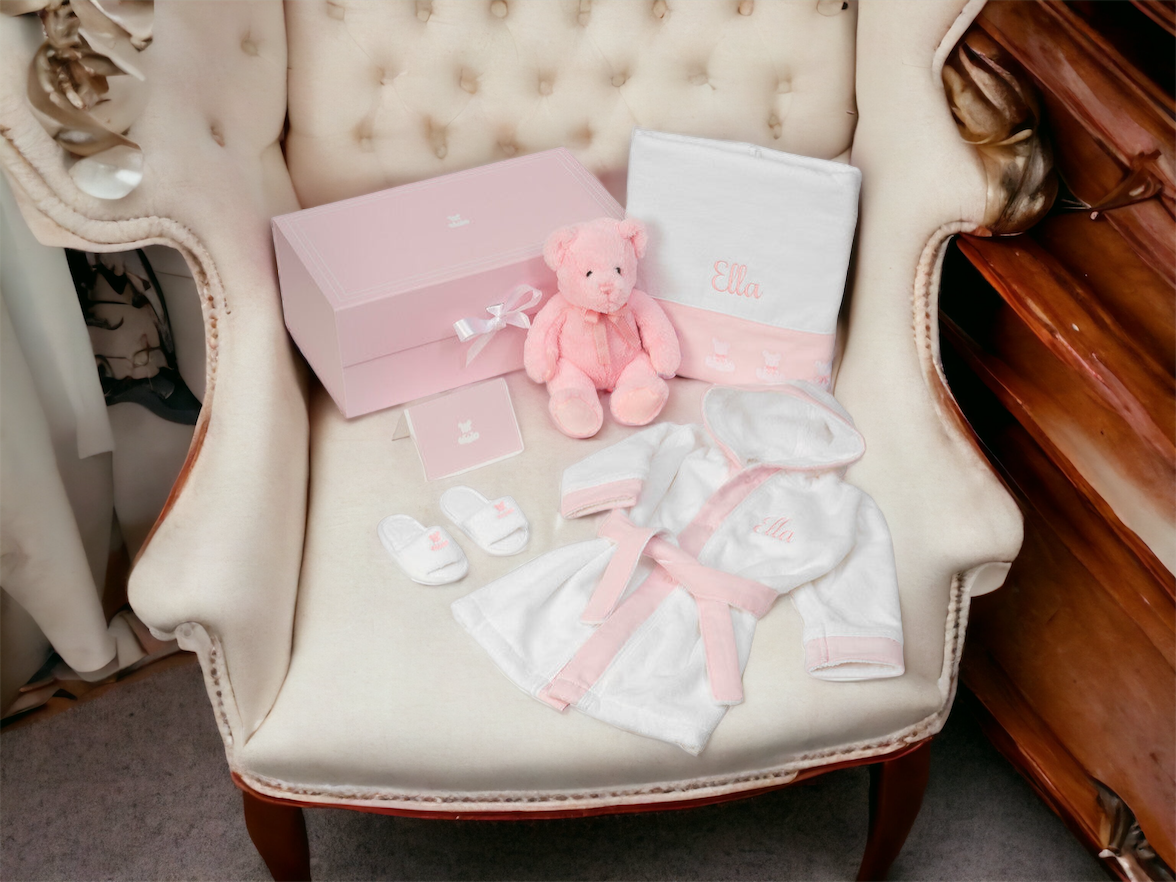 Personalised Baby Girl Spa Hamper