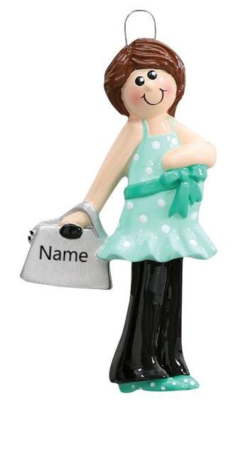 Pregnant Christmas Ornament - (731B)