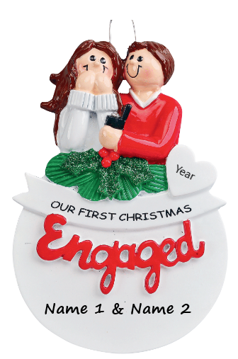 1st Christmas Engaged Ornament (1986)