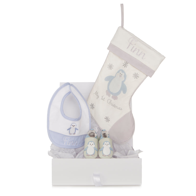 Baby's 1st Christmas Gift Box- Blue