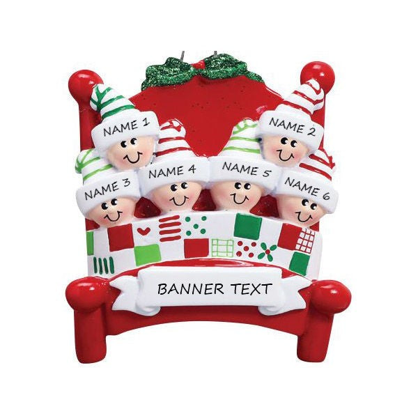 Bed Heads Family 6 Ornament