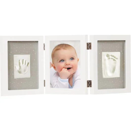 Dooky Handprint Gift Triple Frame White