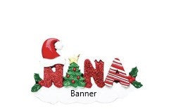 Nana Glitter Word Ornament (332)