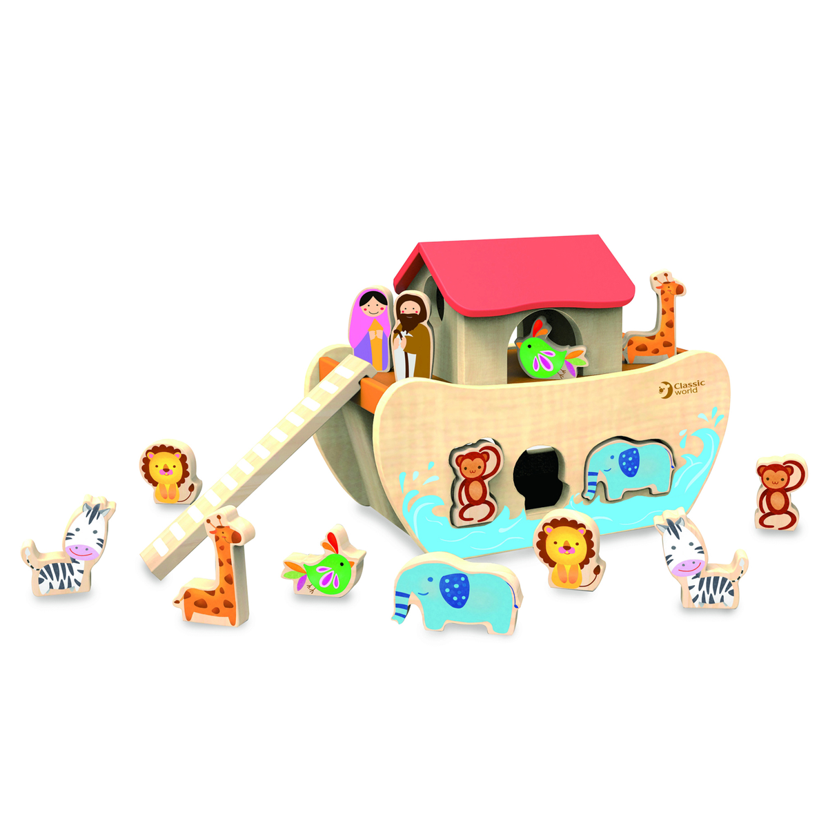 Classic World Noah's Ark Wood Sorter
