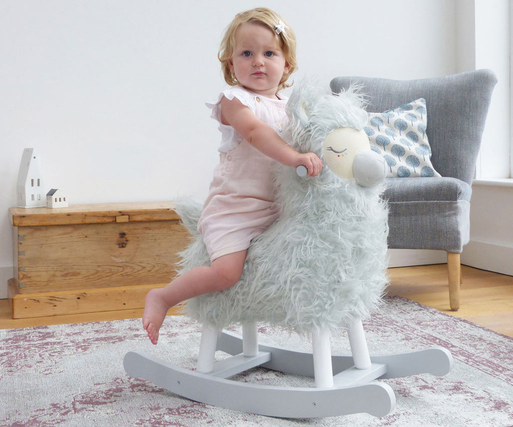 Llama 2025 rocking horse