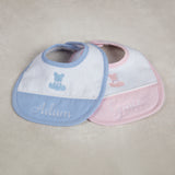 *Personalised Bib Set for Twins/Triplets - Personalised Baby Gift