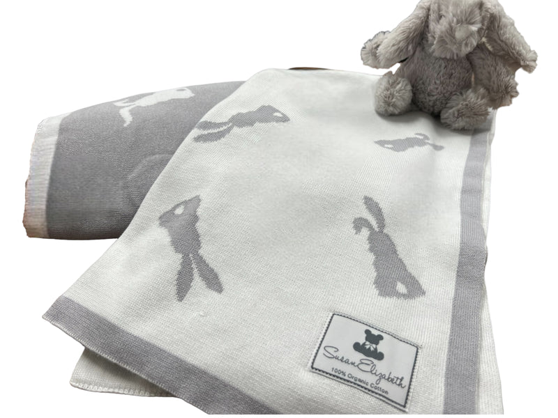 Organic Baby Blanket- Bunny