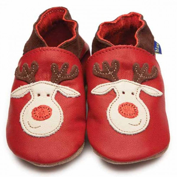Baby Reindeer Soft Leather Shoes