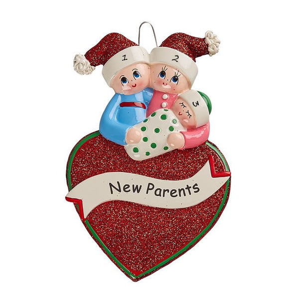 New Parents Personalised Ornament (1408)