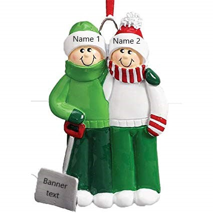 Snow Shovel Couple (702-2